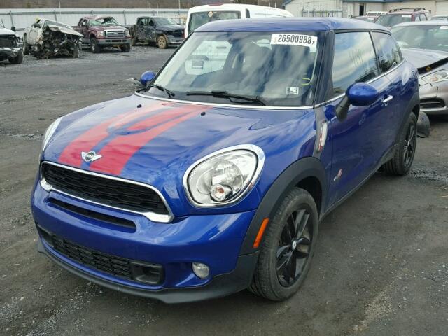 WMWSS7C57DWN51769 - 2013 MINI COOPER S P BLUE photo 2