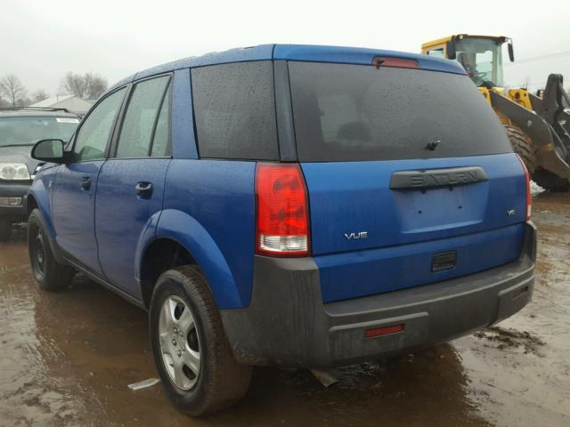 5GZCZ53B23S854301 - 2003 SATURN VUE BLUE photo 3