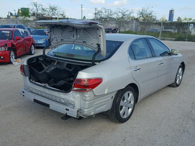 JTHBA30GX55113824 - 2005 LEXUS ES 330 BEIGE photo 4