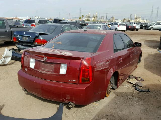 1G6DP577170112820 - 2007 CADILLAC CTS HI FEA MAROON photo 4