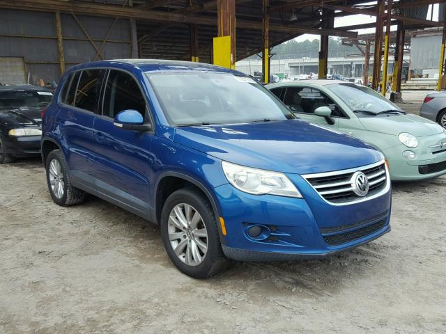 WVGAV75N19W541079 - 2009 VOLKSWAGEN TIGUAN S BLUE photo 1