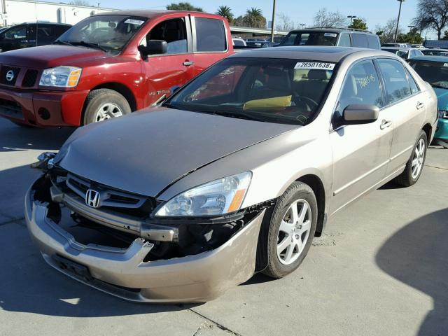 1HGCM66595A047134 - 2005 HONDA ACCORD EX GOLD photo 2