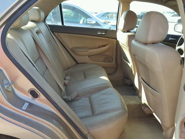 1HGCM66595A047134 - 2005 HONDA ACCORD EX GOLD photo 6