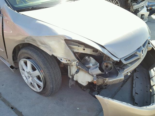 1HGCM66595A047134 - 2005 HONDA ACCORD EX GOLD photo 9