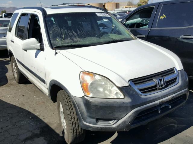 JHLRD788X4C035408 - 2004 HONDA CR-V EX WHITE photo 1