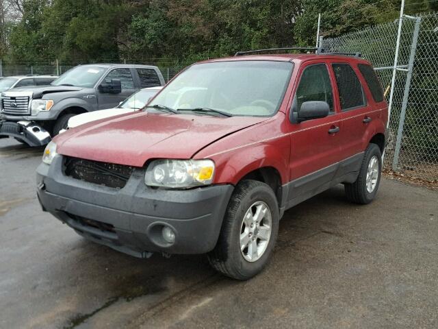 1FMYU03Z96KC04404 - 2006 FORD ESCAPE XLT RED photo 2