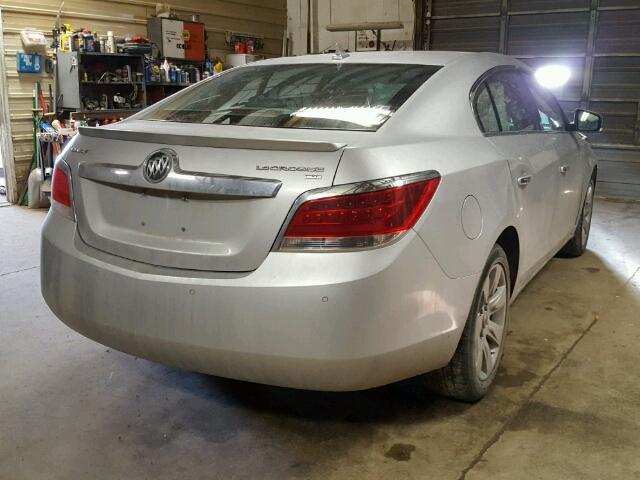 1G4GC5EC4BF324716 - 2011 BUICK LACROSSE C SILVER photo 4