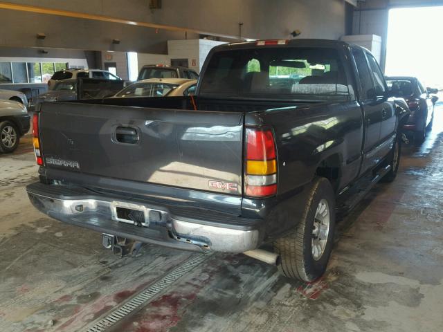 1GTEK19B85E161958 - 2005 GMC NEW SIERRA GRAY photo 4