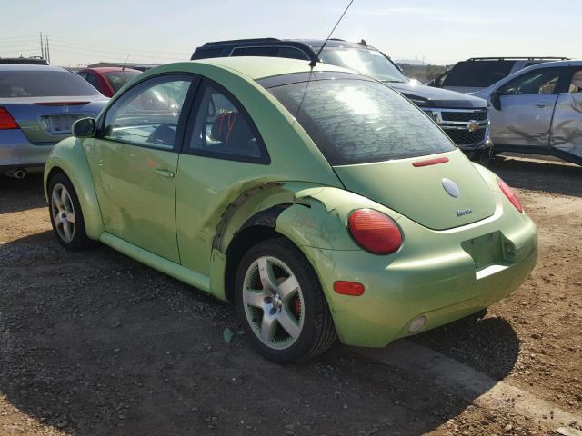 3VWCD21C63M415490 - 2003 VOLKSWAGEN NEW BEETLE GREEN photo 3