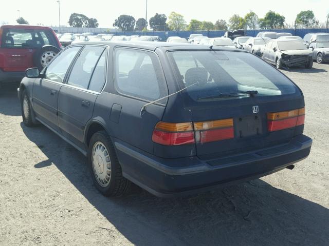 1HGCB9851MA011053 - 1991 HONDA ACCORD LX BLUE photo 3