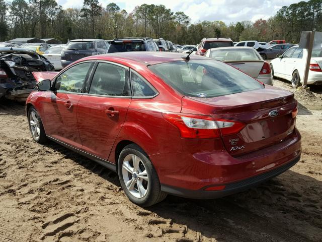 1FADP3F27EL410409 - 2014 FORD FOCUS SE RED photo 3