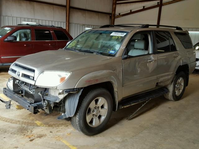 JTEZT14R638001653 - 2003 TOYOTA 4RUNNER SR GOLD photo 2