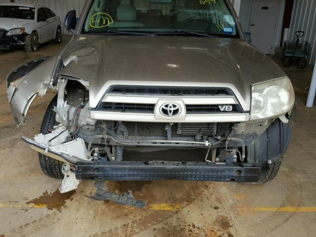 JTEZT14R638001653 - 2003 TOYOTA 4RUNNER SR GOLD photo 9