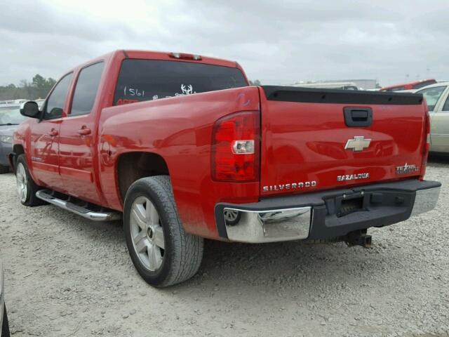 2GCEC13J781237561 - 2008 CHEVROLET SILVERADO RED photo 3