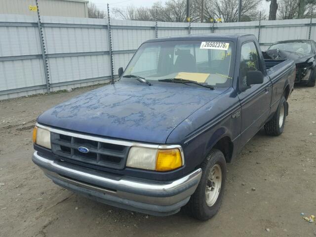 1FTCR10A1RUA77029 - 1994 FORD RANGER BLUE photo 2