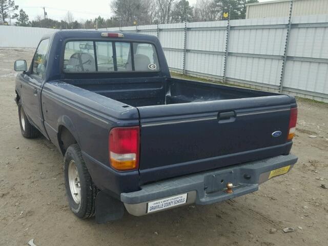 1FTCR10A1RUA77029 - 1994 FORD RANGER BLUE photo 3