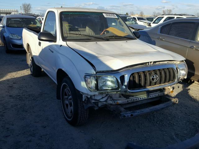 5TENL42N04Z415340 - 2004 TOYOTA TACOMA WHITE photo 1