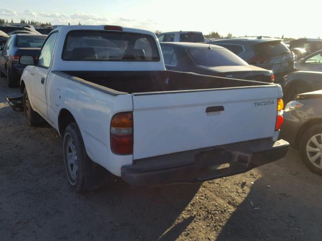 5TENL42N04Z415340 - 2004 TOYOTA TACOMA WHITE photo 3