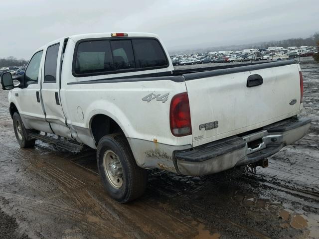 1FTNW21L83ED08758 - 2003 FORD F250 SUPER WHITE photo 3