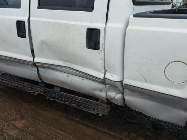 1FTNW21L83ED08758 - 2003 FORD F250 SUPER WHITE photo 9