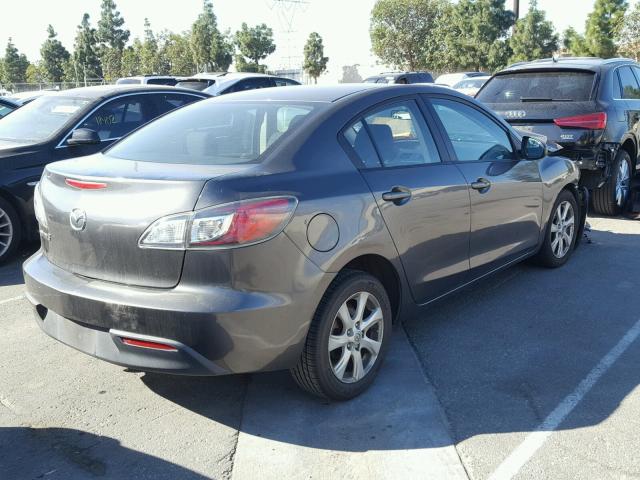 JM1BL1SG3A1243488 - 2010 MAZDA 3 I GRAY photo 4