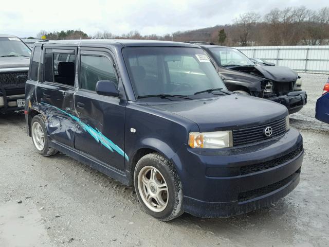JTLKT324054022358 - 2005 TOYOTA SCION XB BLUE photo 1