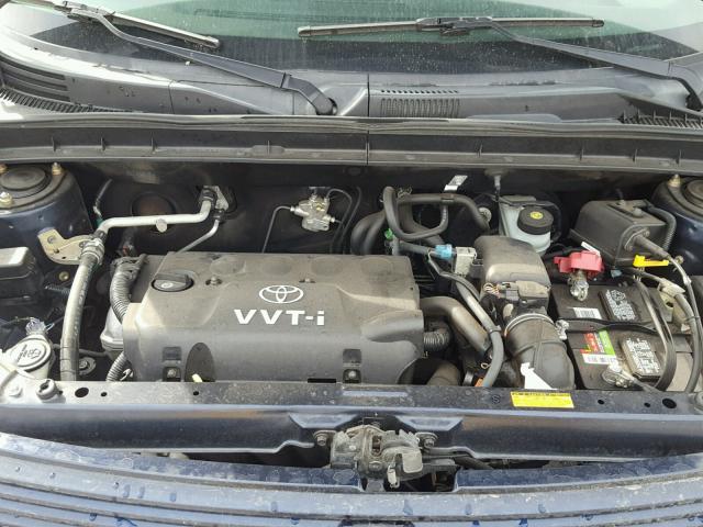 JTLKT324054022358 - 2005 TOYOTA SCION XB BLUE photo 7
