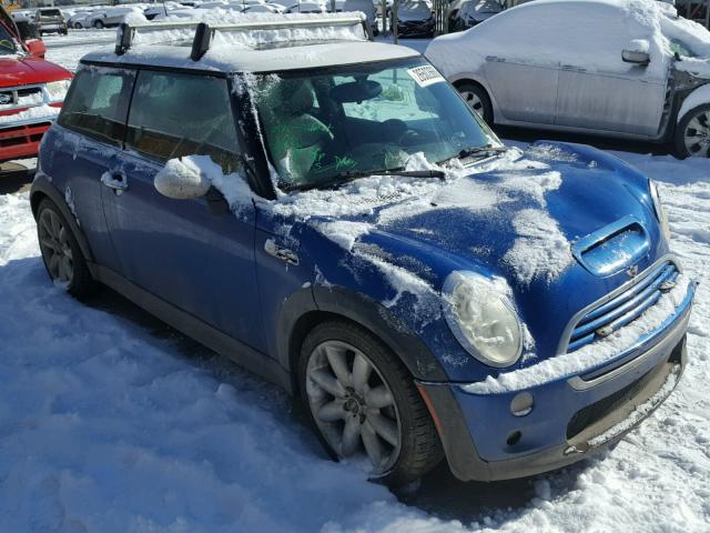 WMWRE33536TL20256 - 2006 MINI COOPER S BLUE photo 1