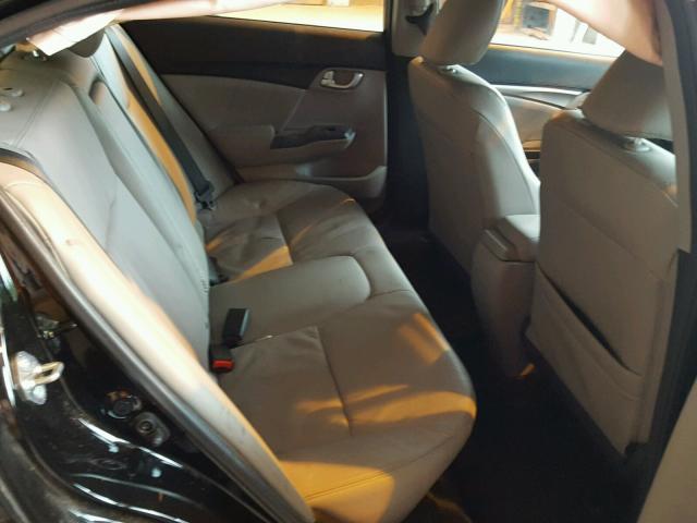 19XFB2F9XEE248177 - 2014 HONDA CIVIC EXL BLACK photo 6