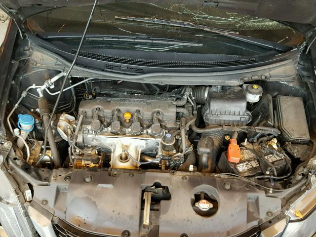 19XFB2F9XEE248177 - 2014 HONDA CIVIC EXL BLACK photo 7