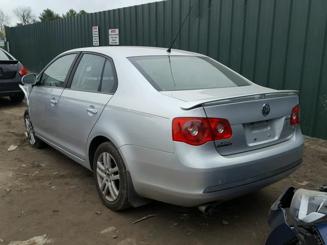 3VWEF71K47M054676 - 2007 VOLKSWAGEN JETTA WOLF SILVER photo 3