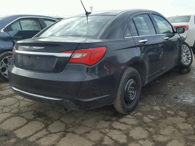 1C3CCBCB7CN303592 - 2012 CHRYSLER 200 LIMITE BLACK photo 4