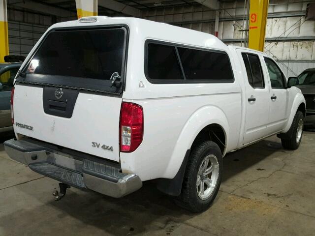 1N6AD0FV8BC416436 - 2011 NISSAN FRONTIER S WHITE photo 4