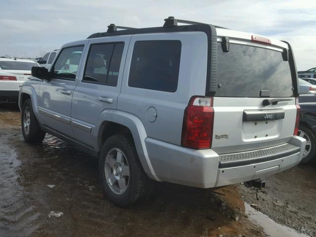 1J4RH4GKXAC113740 - 2010 JEEP COMMANDER SILVER photo 3