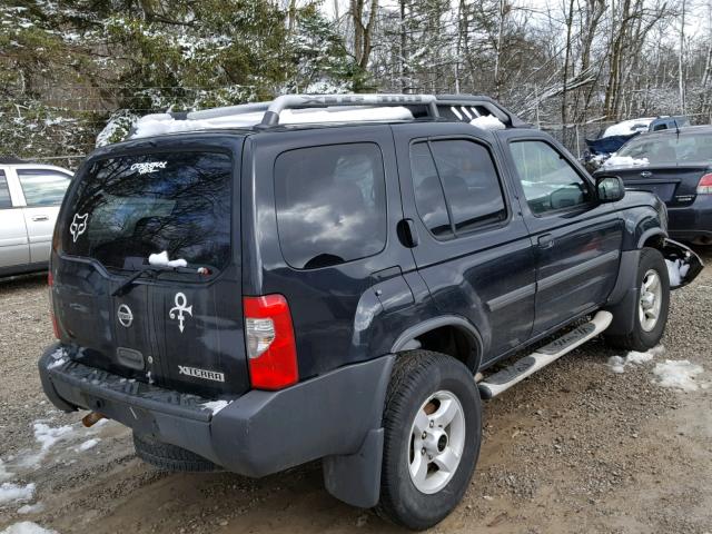 5N1ED28Y74C661783 - 2004 NISSAN XTERRA XE BLACK photo 4