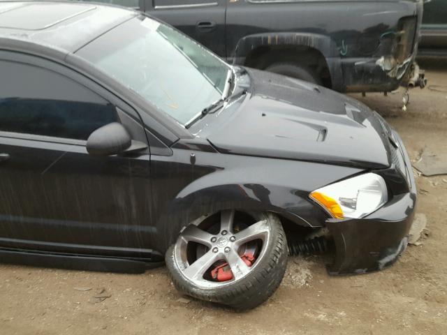 1B3HB68F09D200621 - 2009 DODGE CALIBER SR BLACK photo 9