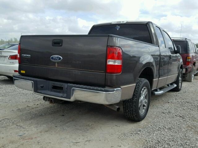 1FTRX12555KE13285 - 2005 FORD F150 GRAY photo 4