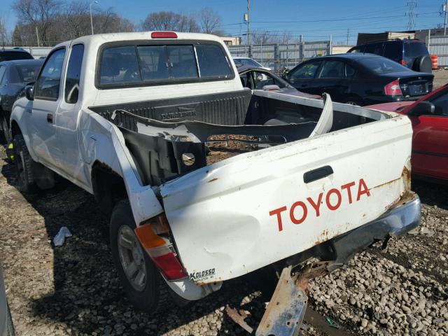 4TAWM72N7TZ109888 - 1996 TOYOTA TACOMA XTR WHITE photo 3