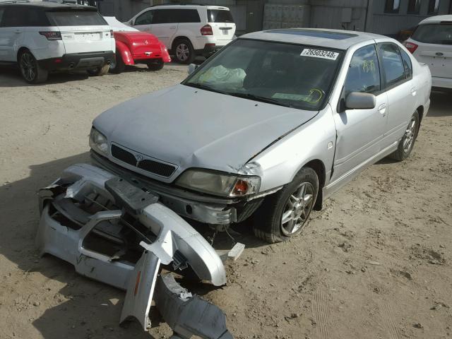 JNKCP11A32T512874 - 2002 INFINITI G20 SILVER photo 2