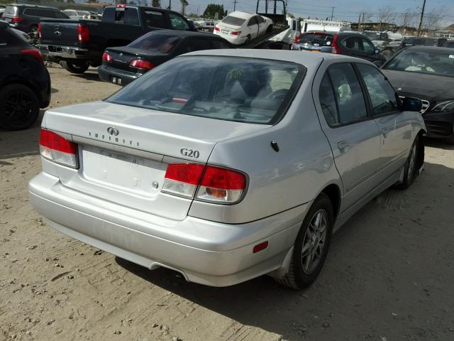 JNKCP11A32T512874 - 2002 INFINITI G20 SILVER photo 4