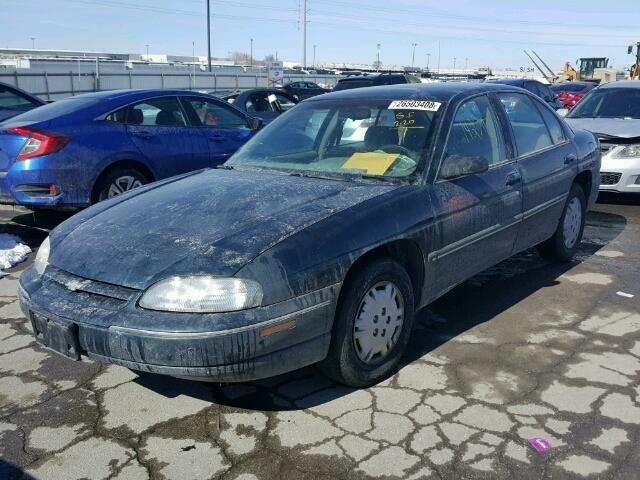 2G1WL52M4T9308614 - 1996 CHEVROLET LUMINA GREEN photo 2