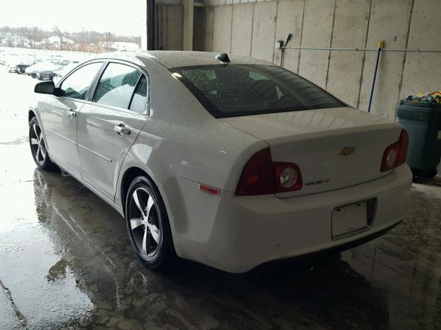 1G1ZC5E08CF181010 - 2012 CHEVROLET MALIBU 1LT WHITE photo 3