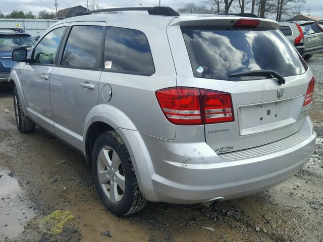 3D4PG5FV8AT116807 - 2010 DODGE JOURNEY SX SILVER photo 3