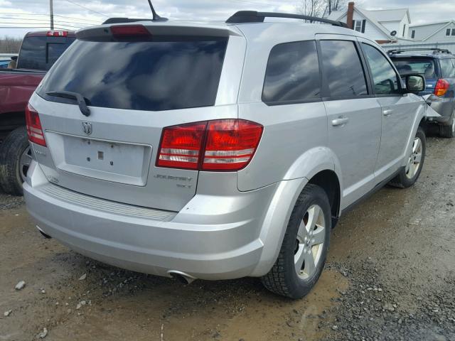 3D4PG5FV8AT116807 - 2010 DODGE JOURNEY SX SILVER photo 4