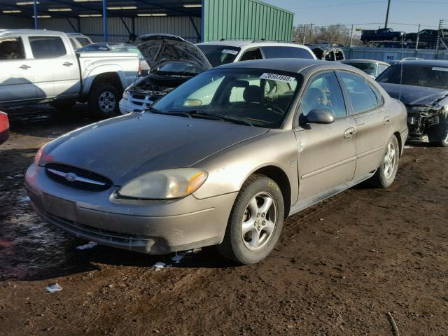 1FAFP55232G262933 - 2002 FORD TAURUS SES BROWN photo 2