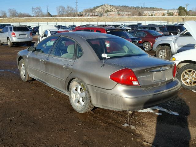 1FAFP55232G262933 - 2002 FORD TAURUS SES BROWN photo 3