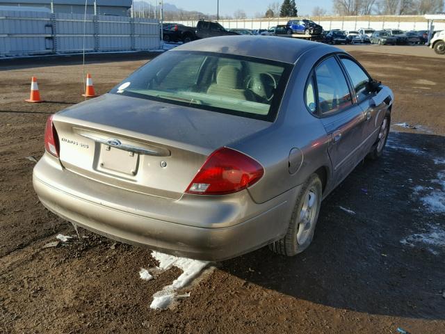 1FAFP55232G262933 - 2002 FORD TAURUS SES BROWN photo 4