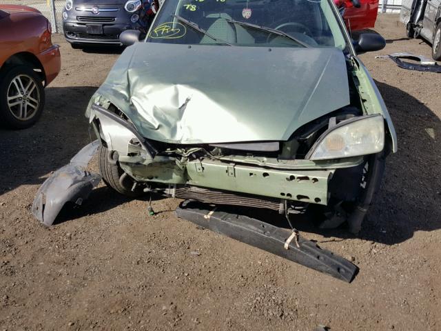 1FAHP34N77W226880 - 2007 FORD FOCUS ZX4 GREEN photo 7