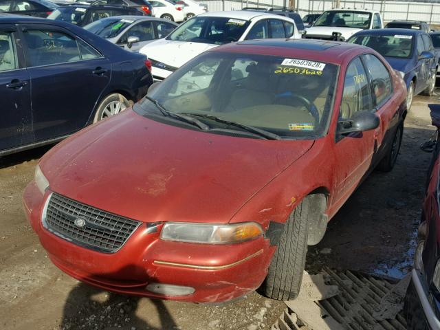 1C3EJ56H1XN637185 - 1999 CHRYSLER CIRRUS LXI RED photo 2