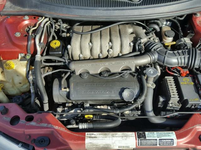 1C3EJ56H1XN637185 - 1999 CHRYSLER CIRRUS LXI RED photo 7